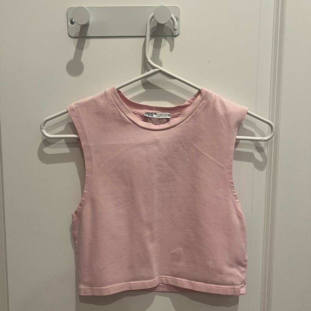 Zara Pink Crop Top